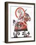 "Sir Baby New Year,"December 29, 1923-Joseph Christian Leyendecker-Framed Giclee Print