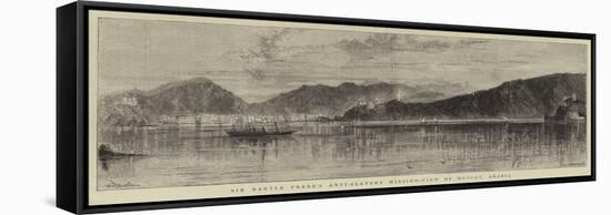 Sir Bartle Frere's Anti-Slavery Mission, View of Muscat, Arabia-William Henry James Boot-Framed Stretched Canvas