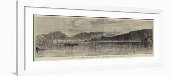 Sir Bartle Frere's Anti-Slavery Mission, View of Muscat, Arabia-William Henry James Boot-Framed Giclee Print