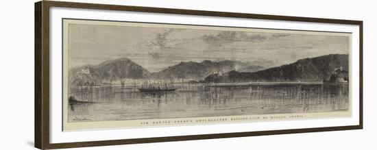 Sir Bartle Frere's Anti-Slavery Mission, View of Muscat, Arabia-William Henry James Boot-Framed Giclee Print