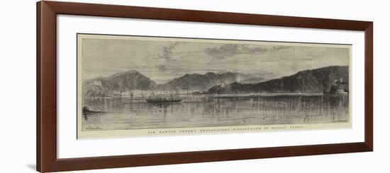 Sir Bartle Frere's Anti-Slavery Mission, View of Muscat, Arabia-William Henry James Boot-Framed Giclee Print