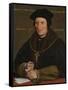 Sir Brian Tuke, C.1527-8 or C.1532-34-Hans Holbein the Younger-Framed Stretched Canvas