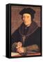 Sir Brian Tuke;-Hans Holbein the Younger-Framed Stretched Canvas
