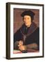 Sir Brian Tuke;-Hans Holbein the Younger-Framed Art Print