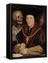 Sir Bryan Tuke (Postmeister Heinrichs Viii.) Und Der Tod-Hans Holbein the Younger-Framed Stretched Canvas