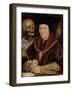 Sir Bryan Tuke (Postmeister Heinrichs Viii.) Und Der Tod-Hans Holbein the Younger-Framed Giclee Print