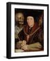 Sir Bryan Tuke (Postmeister Heinrichs Viii.) Und Der Tod-Hans Holbein the Younger-Framed Giclee Print