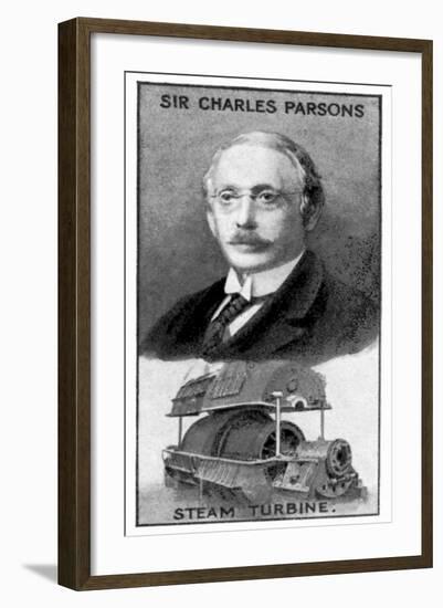 Sir Charles Algernon Parsons, Irish Engineer-null-Framed Giclee Print