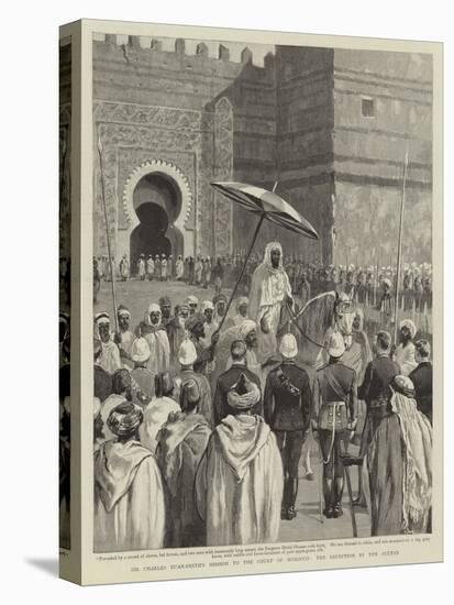Sir Charles Euan-Smith's Mission to the Court of Morocco, the Reception by the Sultan-null-Stretched Canvas