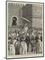 Sir Charles Euan-Smith's Mission to the Court of Morocco, the Reception by the Sultan-null-Mounted Giclee Print