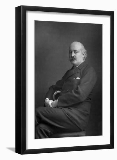 Sir Charles Hubert Hastings Parry (1848-191), English Composer, 1893-W&d Downey-Framed Photographic Print