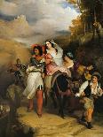 The Escape of Francesco Novello Di Carrara, with His Wife, from the Duke of Milan-Sir Charles Lock Eastlake-Framed Giclee Print