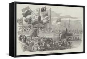 Sir Charles Napier Leaving Portsmouth-null-Framed Stretched Canvas