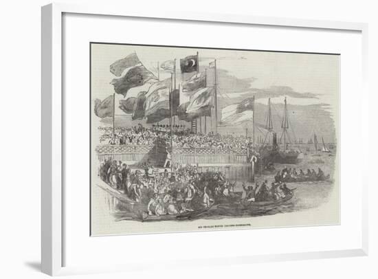 Sir Charles Napier Leaving Portsmouth-null-Framed Giclee Print