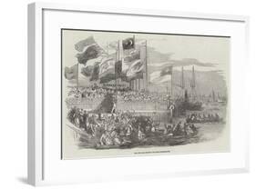 Sir Charles Napier Leaving Portsmouth-null-Framed Giclee Print