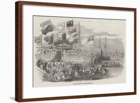 Sir Charles Napier Leaving Portsmouth-null-Framed Giclee Print