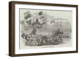 Sir Charles Napier Leaving Portsmouth-null-Framed Giclee Print