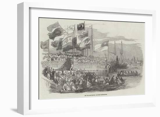 Sir Charles Napier Leaving Portsmouth-null-Framed Giclee Print