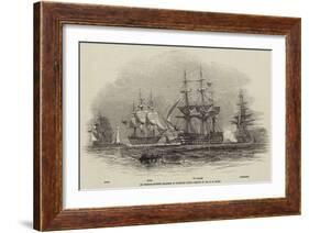 Sir Charles Napier's Squadron in Plymouth Sound-Nicholas Matthews Condy-Framed Giclee Print