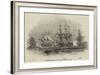 Sir Charles Napier's Squadron in Plymouth Sound-Nicholas Matthews Condy-Framed Giclee Print