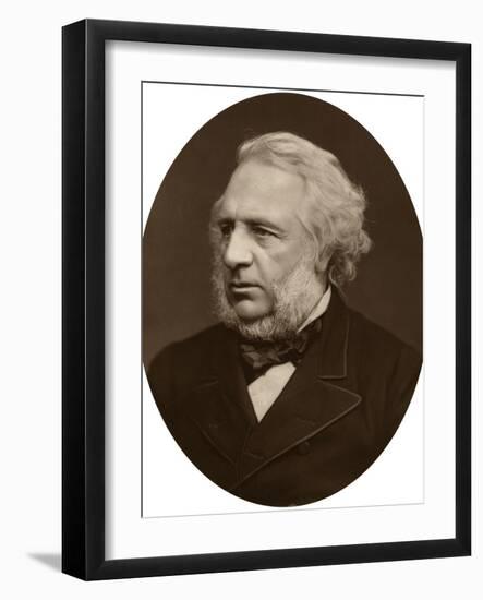 Sir Charles Reed, Chairman of the London School Board, 1880-Lock & Whitfield-Framed Photographic Print