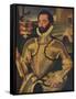 'Sir Charles Somerset', c1566-George Gower-Framed Stretched Canvas