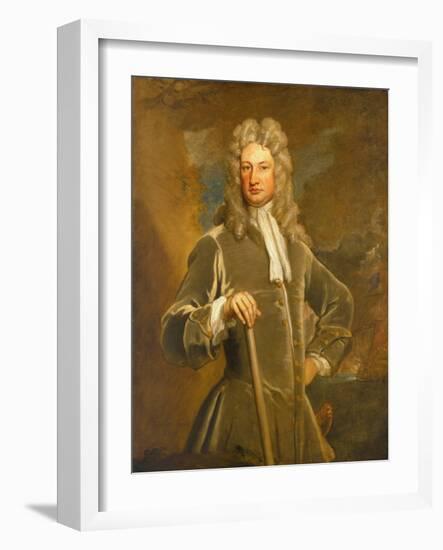 Sir Charles Wager (1666-1743), 1710 (Oil on Canvas)-Godfrey Kneller-Framed Giclee Print