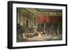 Sir Charles Warre Malet,British Resident at Court of Poona, in 1790 Concluding a Treaty in Durbar-Thomas Daniell-Framed Giclee Print