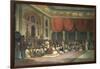 Sir Charles Warre Malet, in 1790 Concluding a Treaty in Durbar with Souae Madarow-Thomas Daniell-Framed Giclee Print