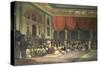 Sir Charles Warre Malet, in 1790 Concluding a Treaty in Durbar with Souae Madarow-Thomas Daniell-Stretched Canvas