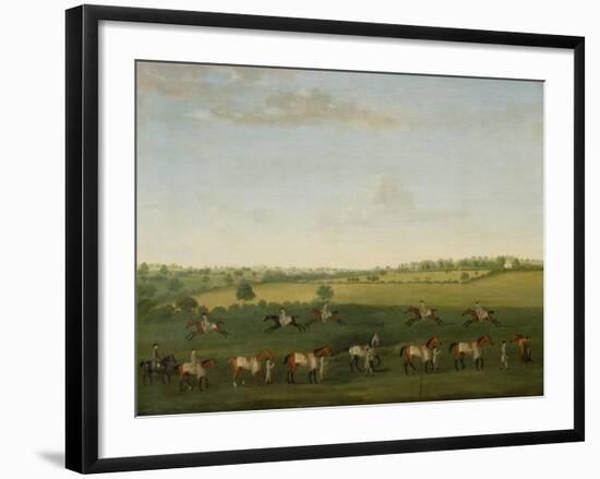 Sir Charles Warre Malet's String of Racehorses at Exercise-Francis Sartorius-Framed Giclee Print