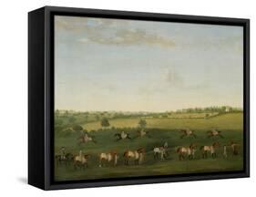 Sir Charles Warre Malet's String of Racehorses at Exercise-Francis Sartorius-Framed Stretched Canvas