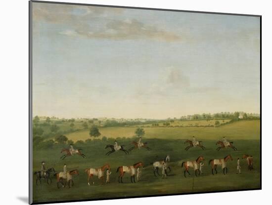 Sir Charles Warre Malet's String of Racehorses at Exercise-Francis Sartorius-Mounted Giclee Print