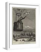 Sir Charles Warren in a War Balloon-null-Framed Giclee Print