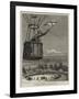 Sir Charles Warren in a War Balloon-null-Framed Giclee Print