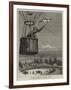 Sir Charles Warren in a War Balloon-null-Framed Giclee Print