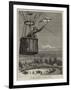 Sir Charles Warren in a War Balloon-null-Framed Giclee Print