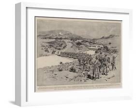 Sir Charles Warren's Force Crossing the Tugela River on 17 January-Charles Edwin Fripp-Framed Giclee Print