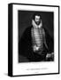 Sir Christopher Hatton, English Politician-E Scriven-Framed Stretched Canvas