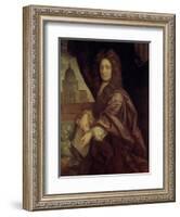 Sir Christopher Wren (1632-1723)-Godfrey Kneller-Framed Giclee Print