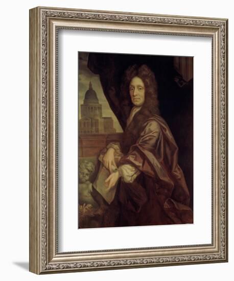 Sir Christopher Wren (1632-1723)-Godfrey Kneller-Framed Giclee Print