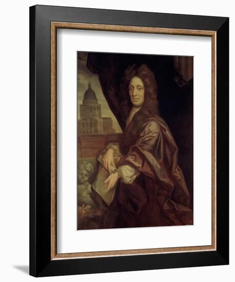 Sir Christopher Wren (1632-1723)-Godfrey Kneller-Framed Giclee Print