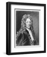 Sir Christopher Wren, English Architect, C1680-null-Framed Premium Giclee Print