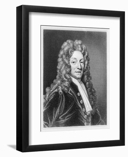 Sir Christopher Wren, English Architect, C1680-null-Framed Premium Giclee Print