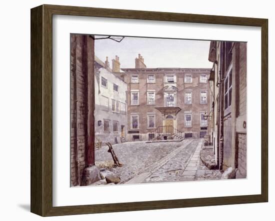 Sir Christopher Wren's House, Botolph Lane, London, 1886-John Crowther-Framed Giclee Print