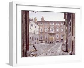 Sir Christopher Wren's House, Botolph Lane, London, 1886-John Crowther-Framed Giclee Print