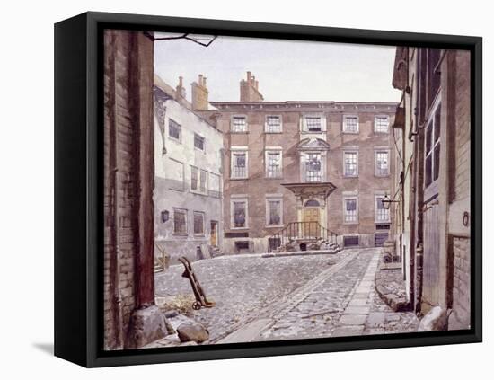 Sir Christopher Wren's House, Botolph Lane, London, 1886-John Crowther-Framed Stretched Canvas