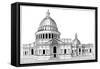 Sir Christopher Wren's Original Model for St Paul's Cathedral, London, C1670-1672-Arthur Robertson-Framed Stretched Canvas
