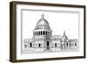 Sir Christopher Wren's Original Model for St Paul's Cathedral, London, C1670-1672-Arthur Robertson-Framed Giclee Print