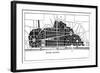 Sir Christopher Wren's Plan for Rebuilding London after the Great Fire 1666-null-Framed Giclee Print